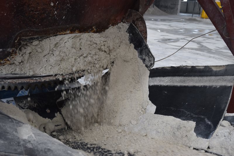 Large grinding mill — processing 800+ tons of ore daily