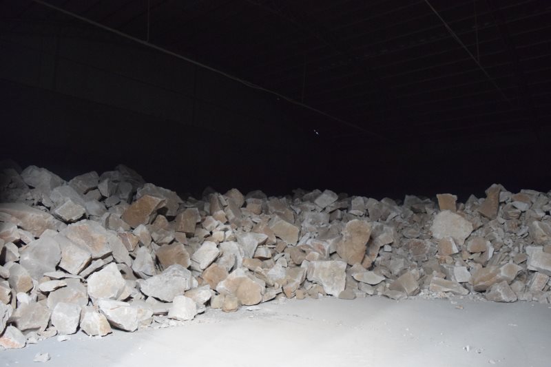 Processing area — wet-mill lines and storage