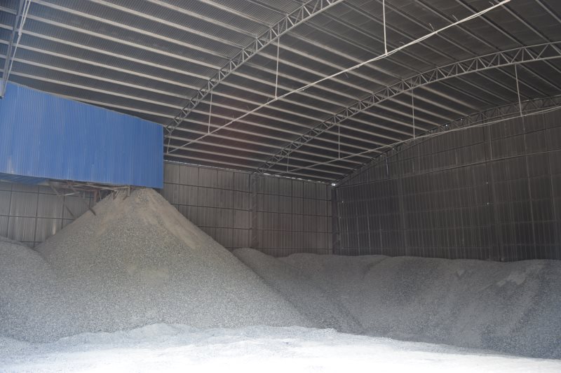 Warehouse area — finished product storage